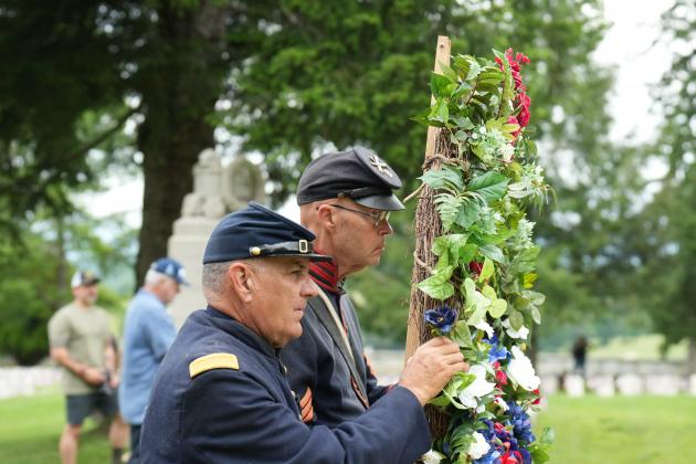 Memorial Day ceremony at Antietam National Cemetery in Western Maryland: PHOTOS