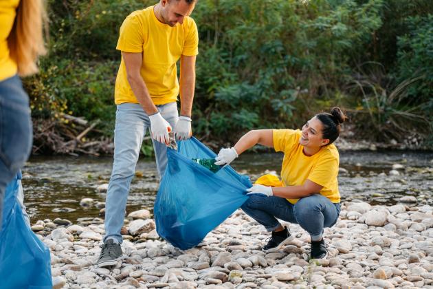 Nearly a ton of trash pulled from Antietam Creek by local teens