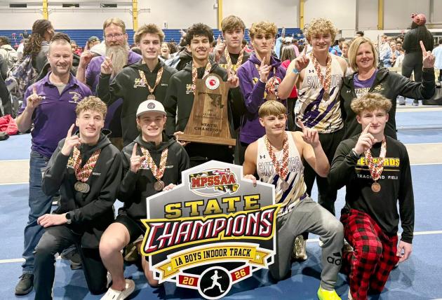Smithsburg boys win MPSSAA 1A indoor track & field state championship