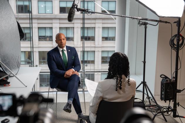 Wes Moore didn't want combat with Trump. But he's embracing the fight.