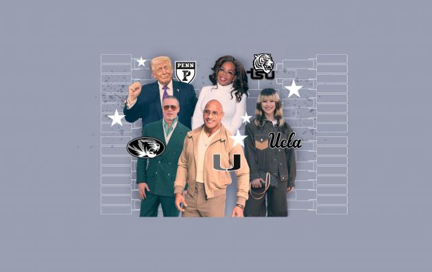 Which March Madness school has most famous alumni? See our celebrity bracket