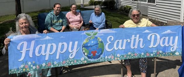 Brookdale Hagerstown marks Earth Day with courtyard gardening