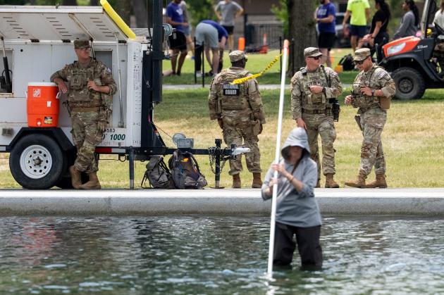 Trump refurbishes Reflecting Pool with brand-new algae | Opinion