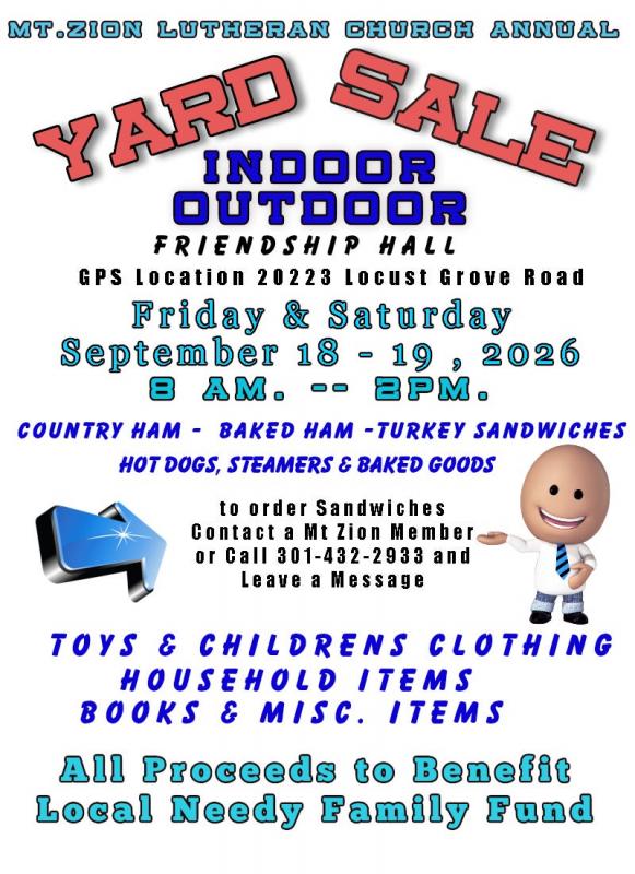 Rohrersville yard sale supports families through church fund