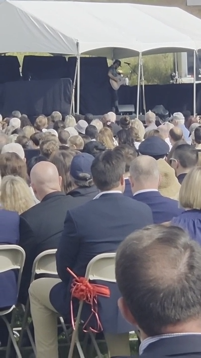 Josh Gallagher sings "Never Forget" at 9/11 anniversary in Shanksville
