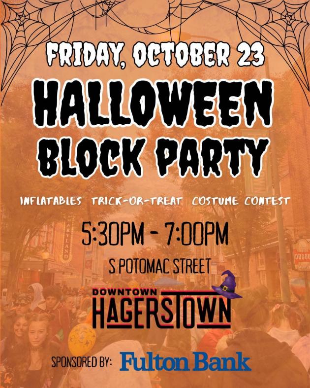 Downtown Hagerstown block to close Friday night for Halloween party